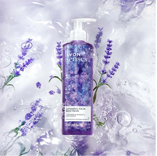 Avon Senses Lavender Calm Bathroom Set