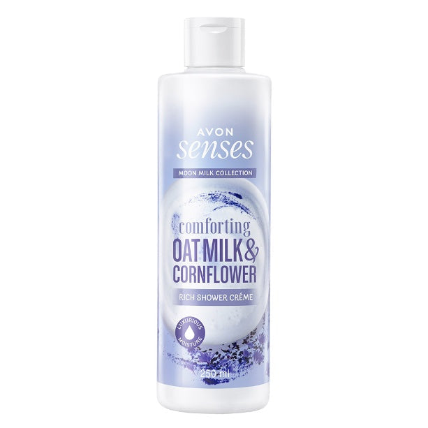 Avon Senses Moon Milk Collection Comforting Oat Milk & Cornflower Rich Shower Crème