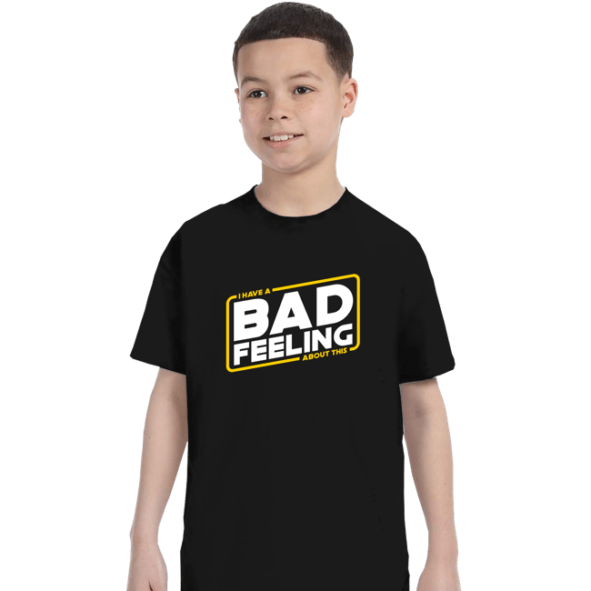 Shirts T-Shirts, Youth / XS / Black Bad Feels