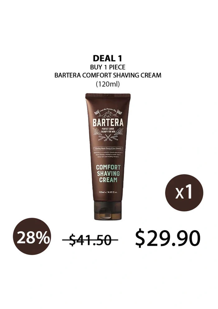 (BUY 1) BARTERA COMFORT SHAVING CREAM
