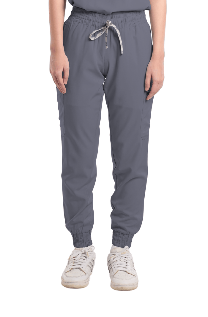Basicflex® Garterized Jogger Women Scrub Pants
