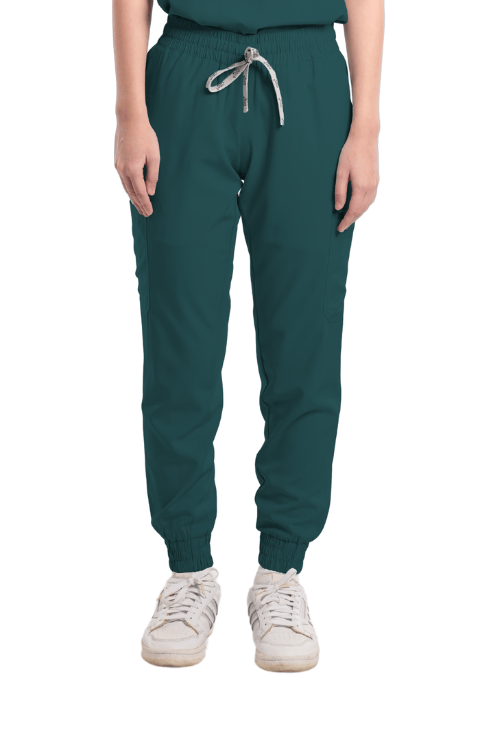 Basicflex® Garterized Jogger Women Scrub Pants