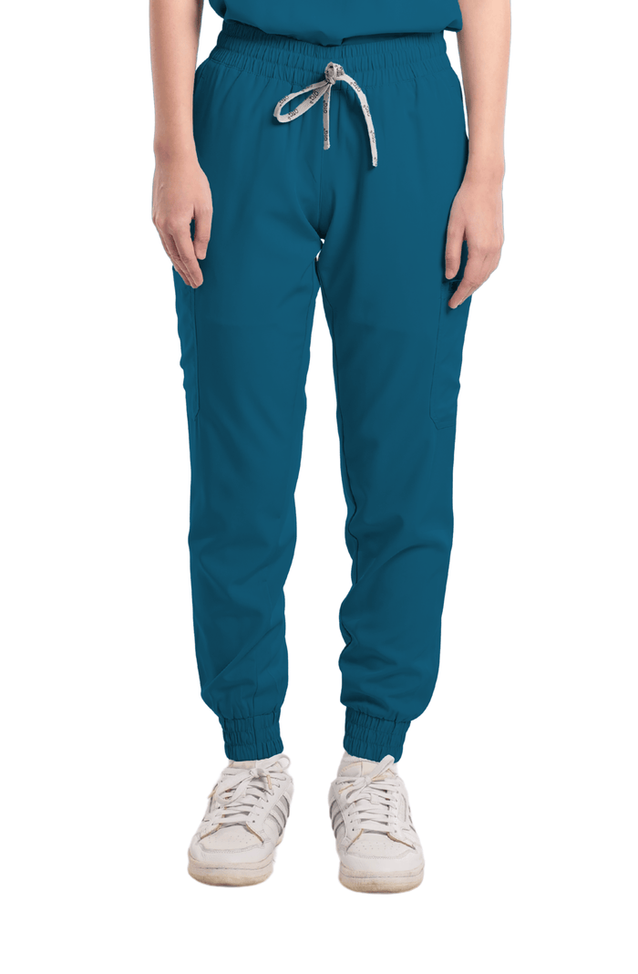 Basicflex® Garterized Jogger Women Scrub Pants