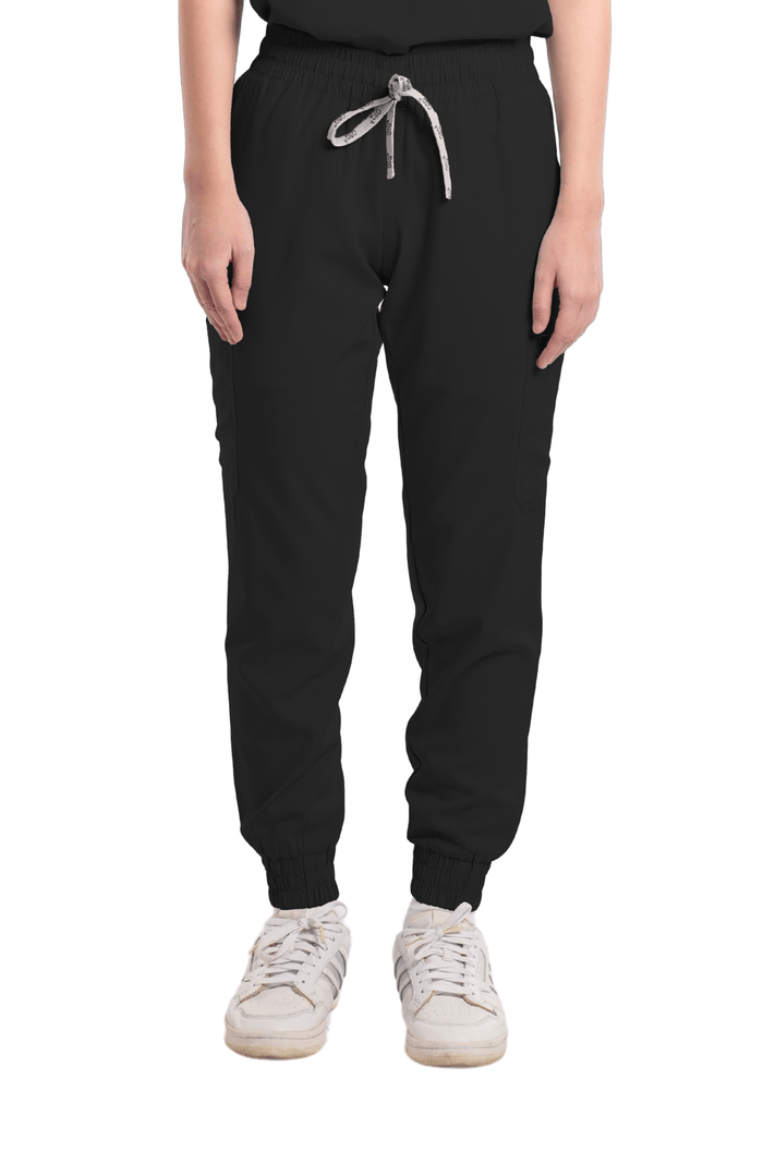 Basicflex® Garterized Jogger Women Scrub Pants