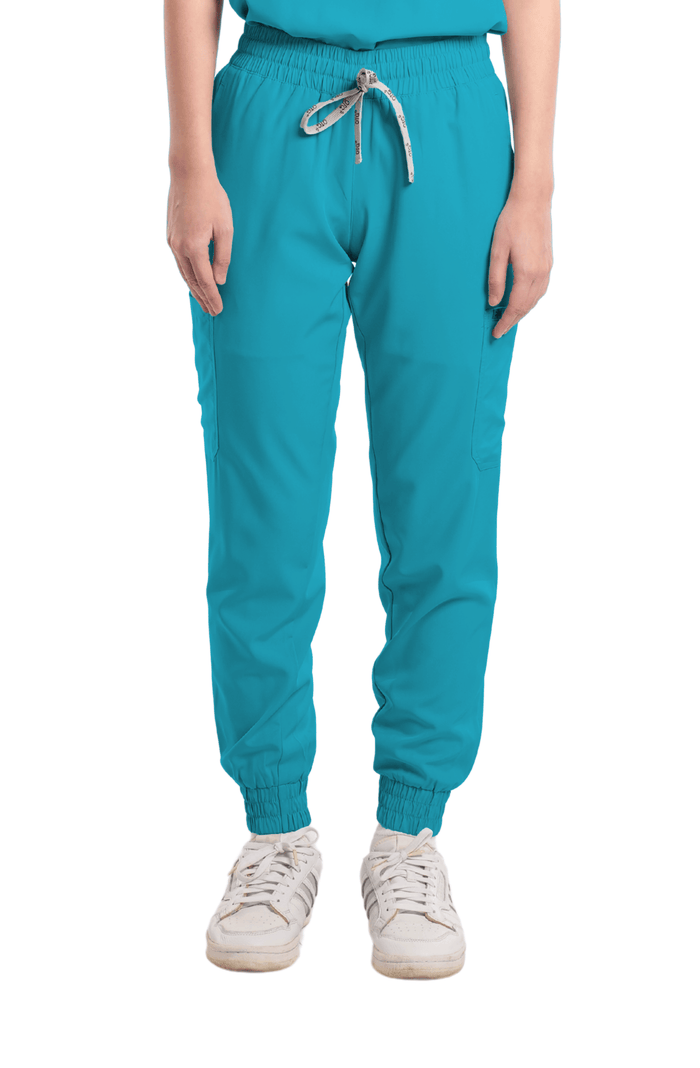 Basicflex® Garterized Jogger Women Scrub Pants