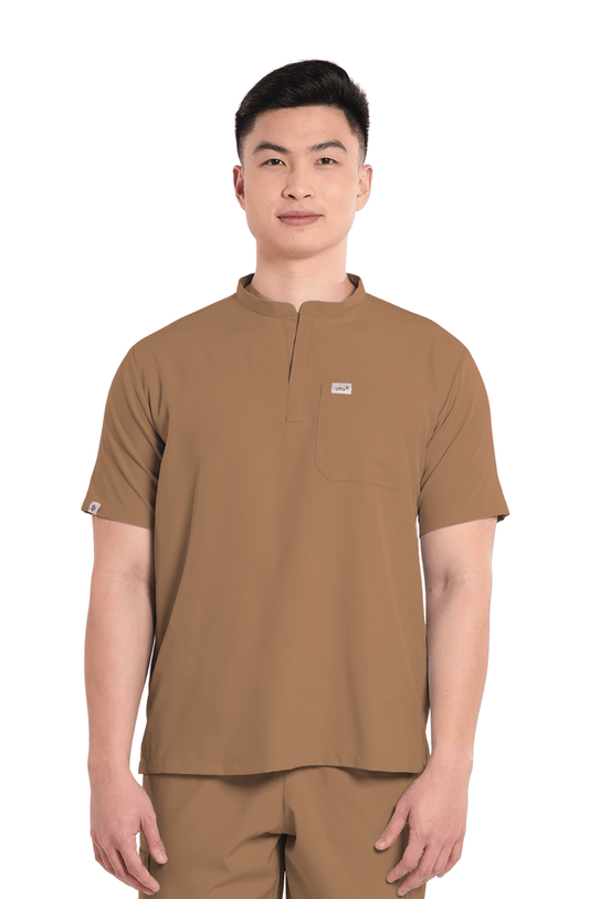 Basicflex® Mandarin Men Scrub Top