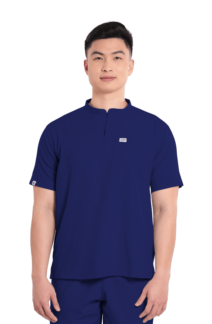 Basicflex® Mandarin Men Scrub Top