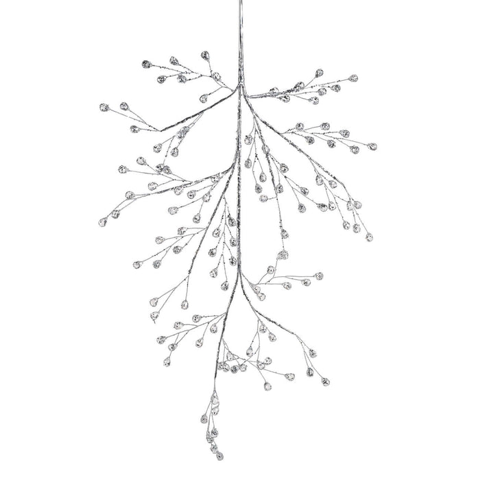 Clear & Silver / Branch - Set of 6