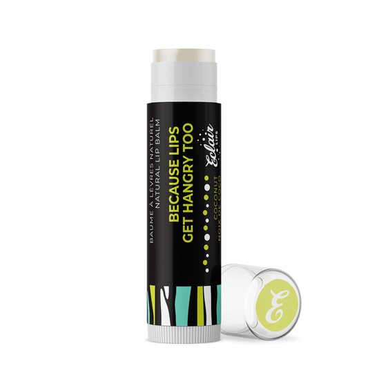Eclair natural coconut lip balm.
