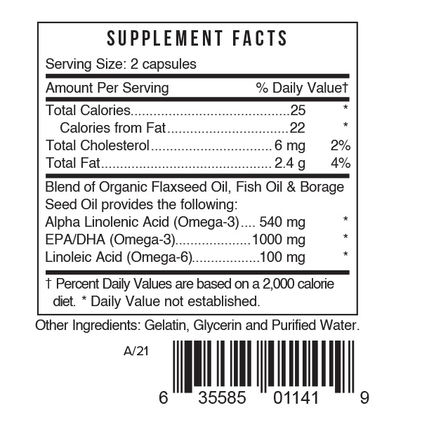 BFO Supplement Facts