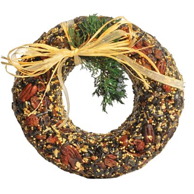 BIRDSEED WREATH: CLASSIC PECAN