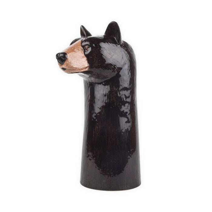Large Flower Vase - Black Bear