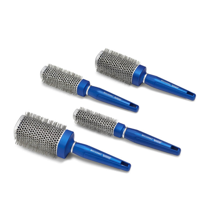 Collection of BlueWave Conditioning brushes on white background