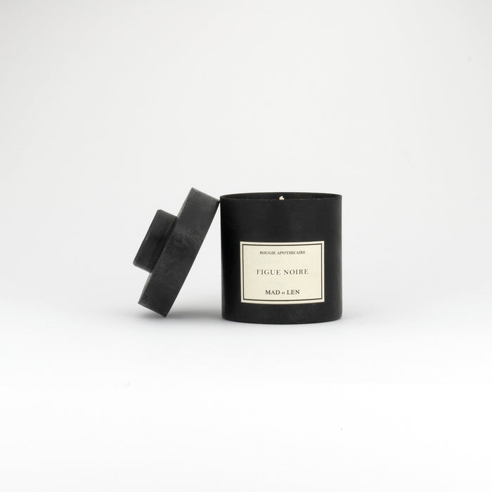 Bougie Apothicaire Petite - Figue Noire / White Wax - Candles by Carlyle Avenue