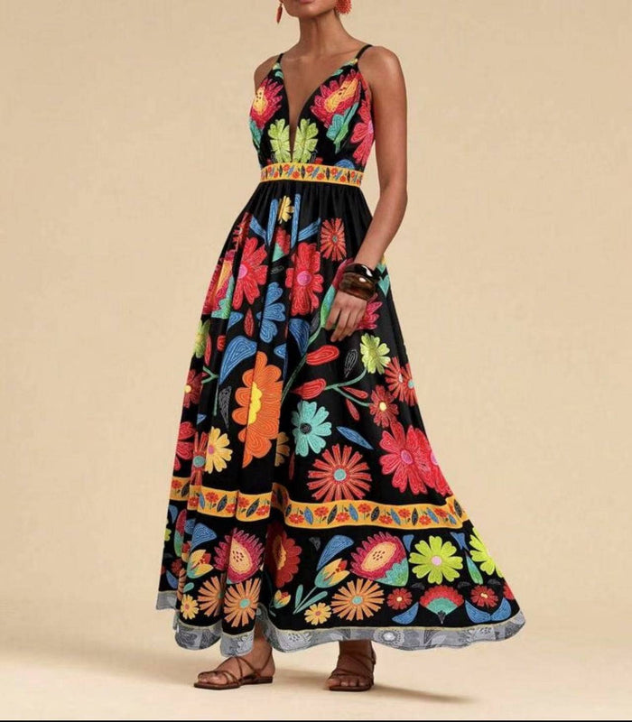 Bright Floral Dress