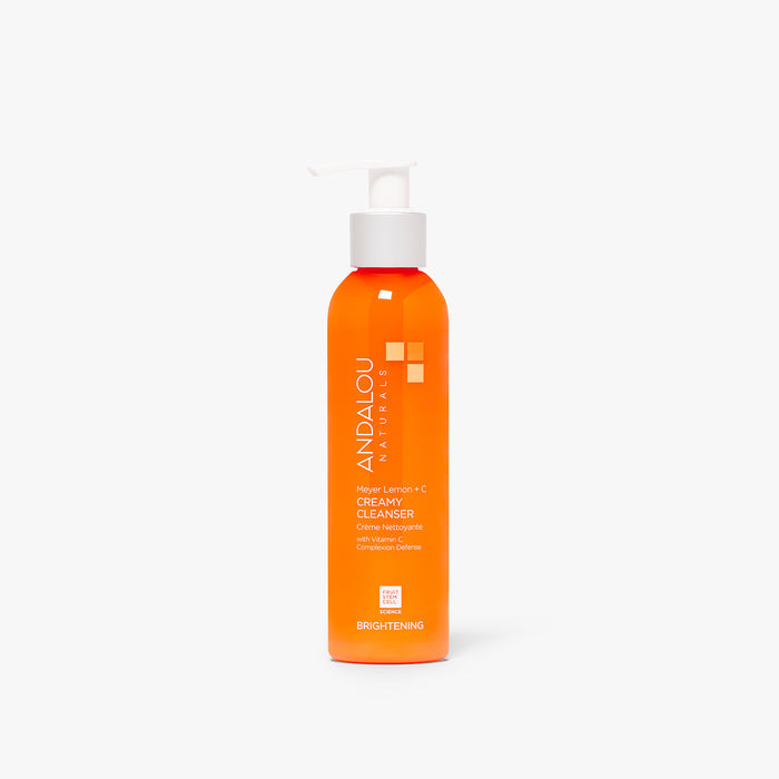 Brightening Meyer Lemon + Vitamin C Creamy Cleanser - Andalou Naturals US
