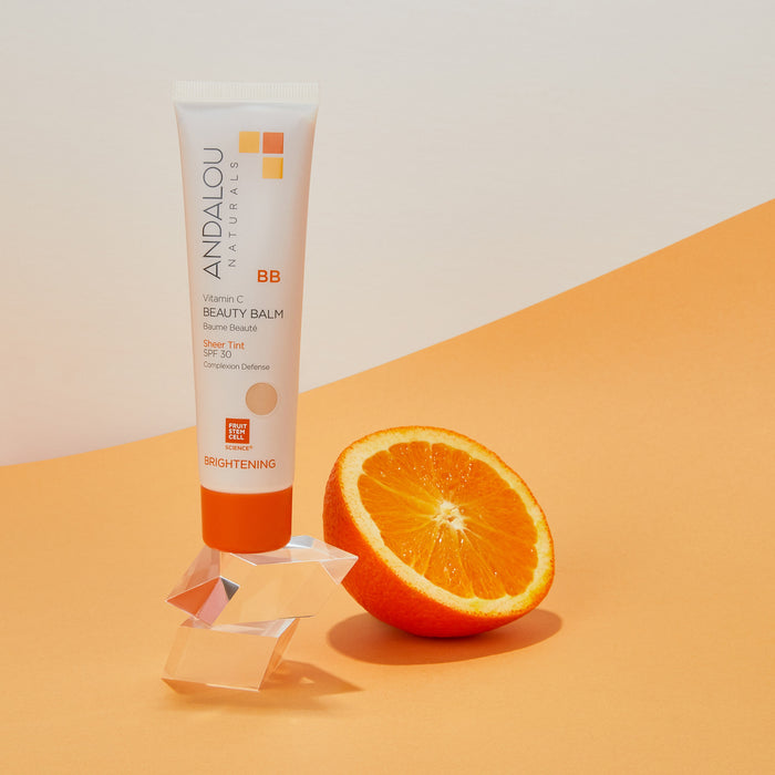 Brightening Vitamin C BB Beauty Balm Sheer Tint SPF 30 - Andalou Naturals US
