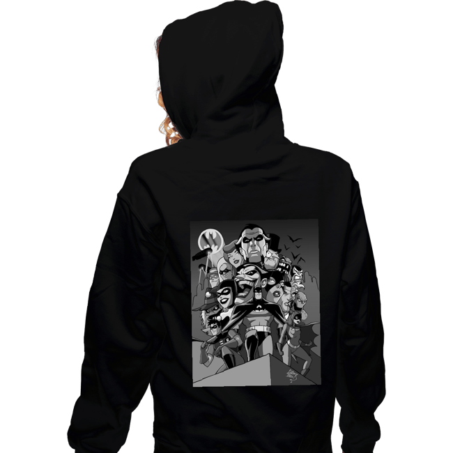 Zippered Hoodies, Unisex / Small / Black