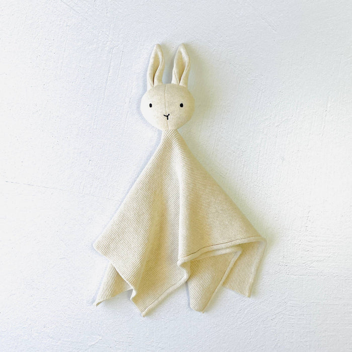 Bunny Mommy & Me Baby Knit Blanket & Lovey Gift SET -  by Carlyle Avenue