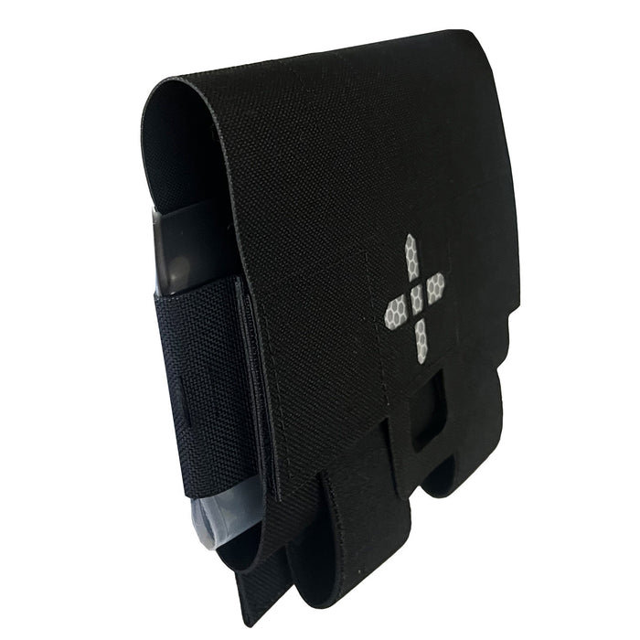 BURRITO Mini Medical Pouch- black, Side angle