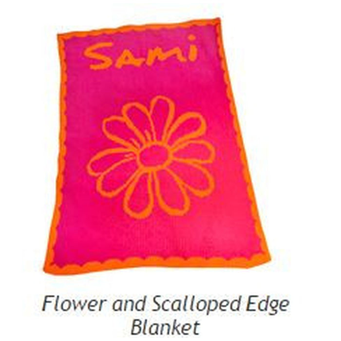 Stroller (22 x 30) / Flower & Scalloped Edge