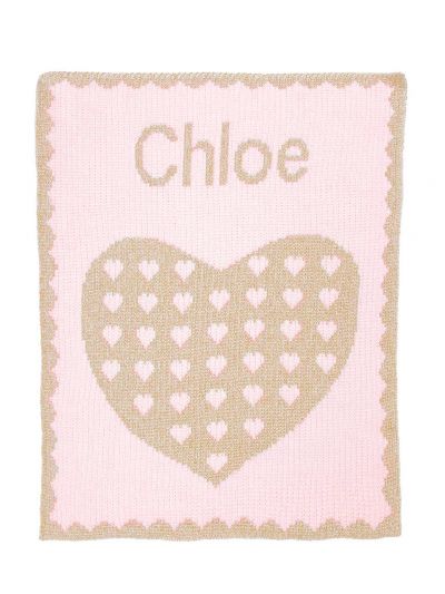 Stroller (22 x 30) / Metallic Hearts on Heart