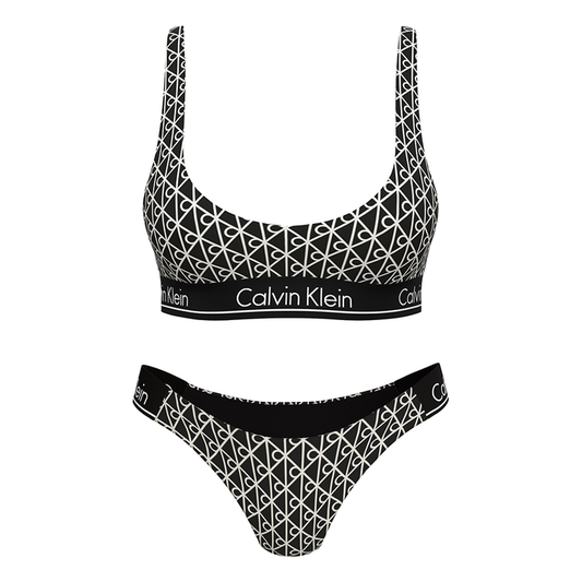 Calvin Klein Halter Bralette Swim Black
