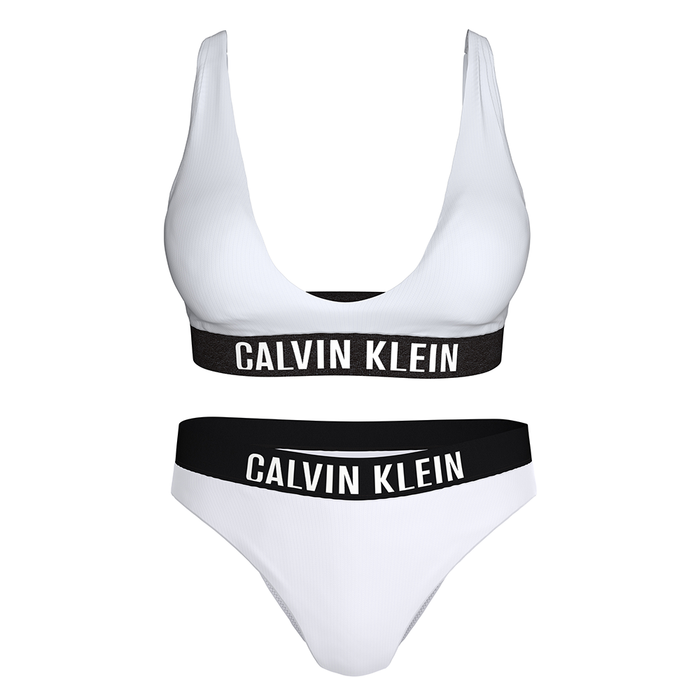 Calvin Klein Swim Bikini & Top - Intense Power White