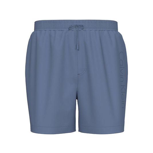 Calvin Klein Tech Medium Drawstring Swim Shorts Blue Tulip