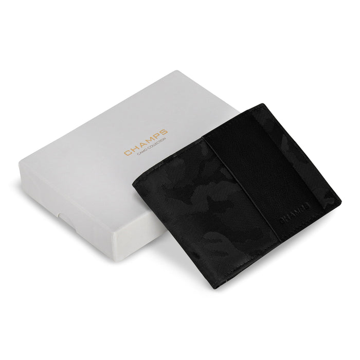 Camo / Leather Bi-Fold Wallet *Drop Ship*