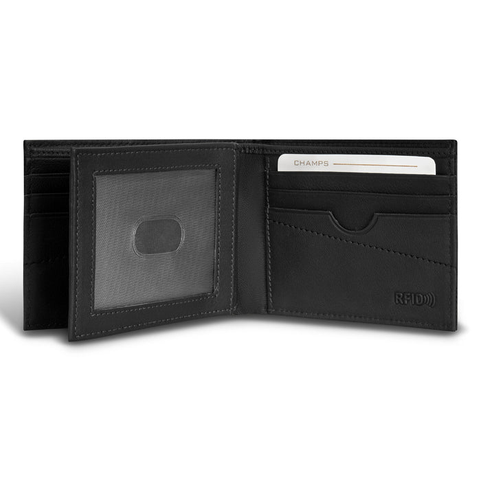 Camo / Leather Center Wing Wallet *Drop Ship*