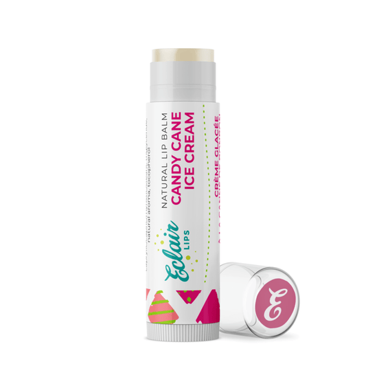 Eclair Lips Candy Cane Ice Cream lip balm