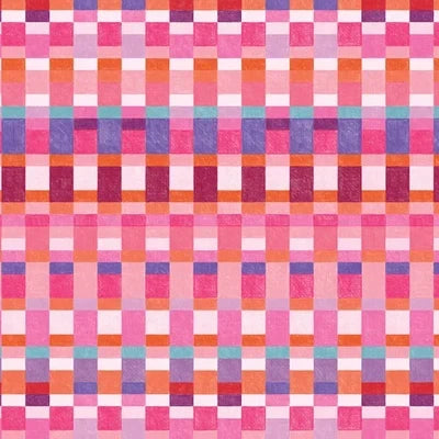 Candy Pixel Threads - Pop and Plaids - Fat Quarter