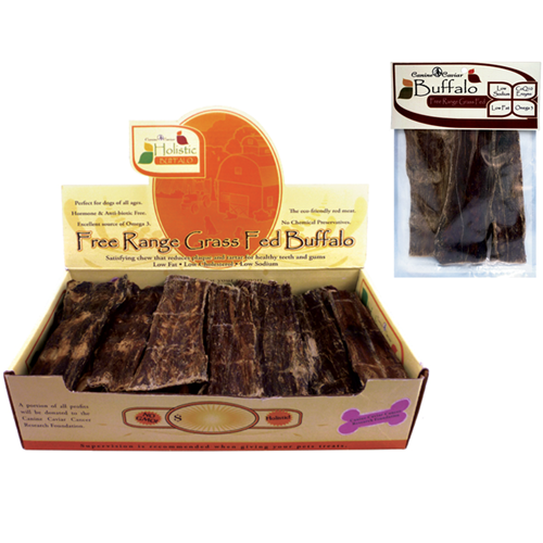 Canine Caviar Jerky Flat Buffalo Treats