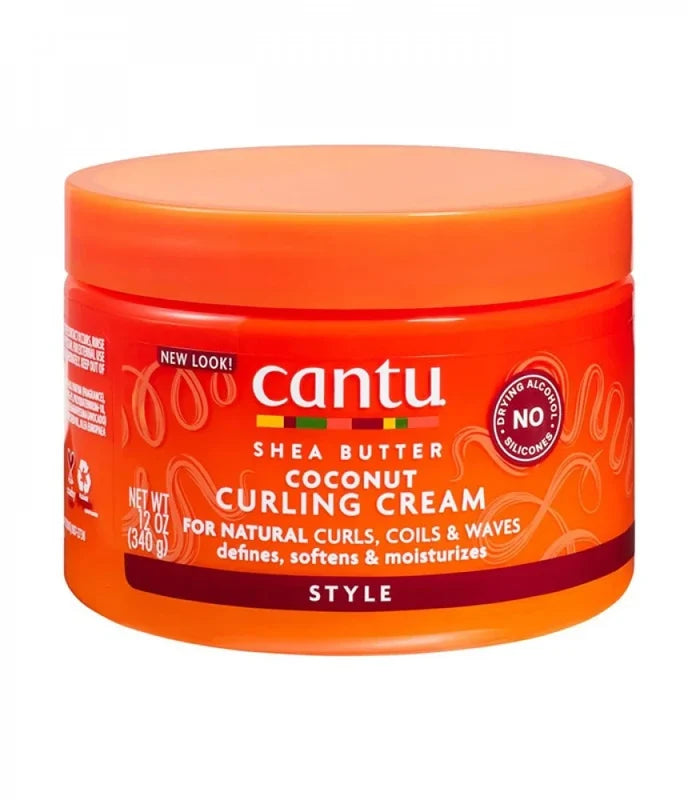 CANTU Shea Butter Coconut Curling Cream - Style كريم تمويج الشعر بزبدة الشيا وجوز الهند من كانتو