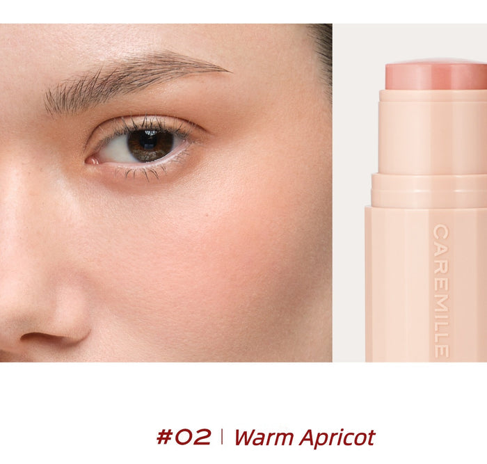 CAREMILLE Double-head Moist Matte Blusher Stick T5688