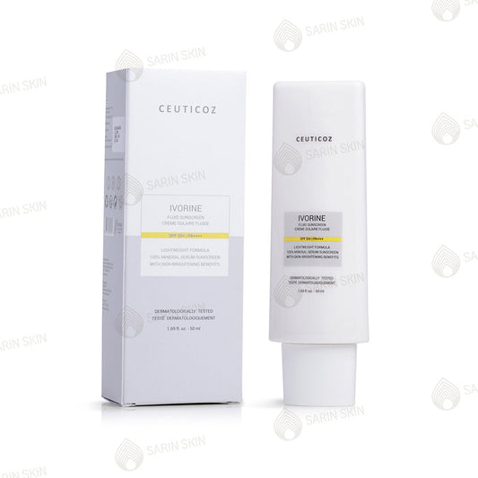 Ceuticoz Ivorine Lighweight Mineral Fluid Sunscreen SPF 50+ PA+++