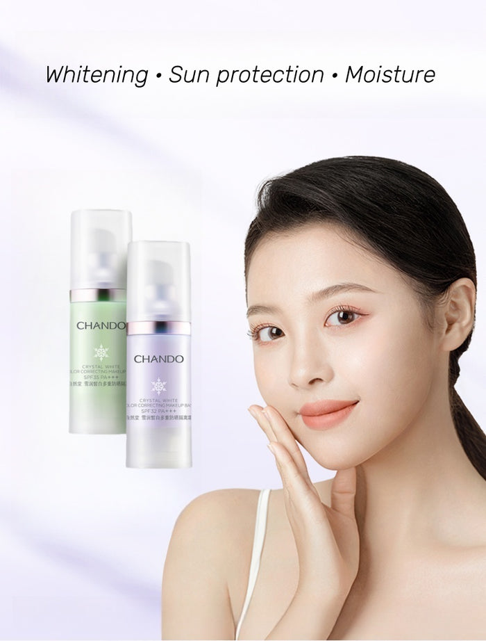 CHANDO Crystal White Color Correcting Makeup Primer SPF32/35 PA+++ T4518