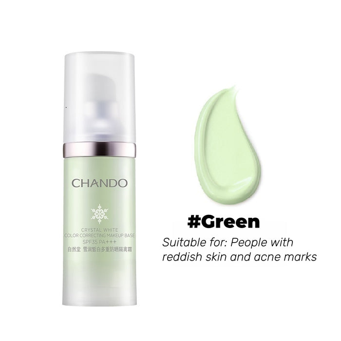 CHANDO Crystal White Color Correcting Makeup Primer SPF32/35 PA+++ T4518