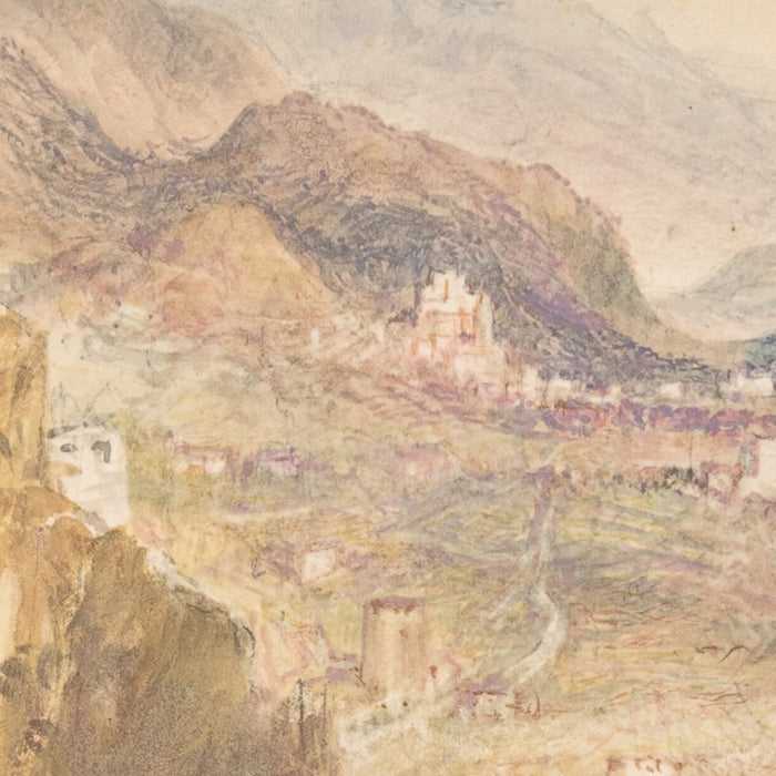 Chatel Argent and the Val d’Aosta by Turner, 1836