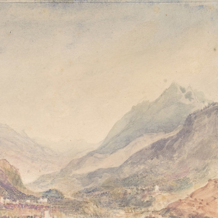 Chatel Argent and the Val d’Aosta by Turner, 1836