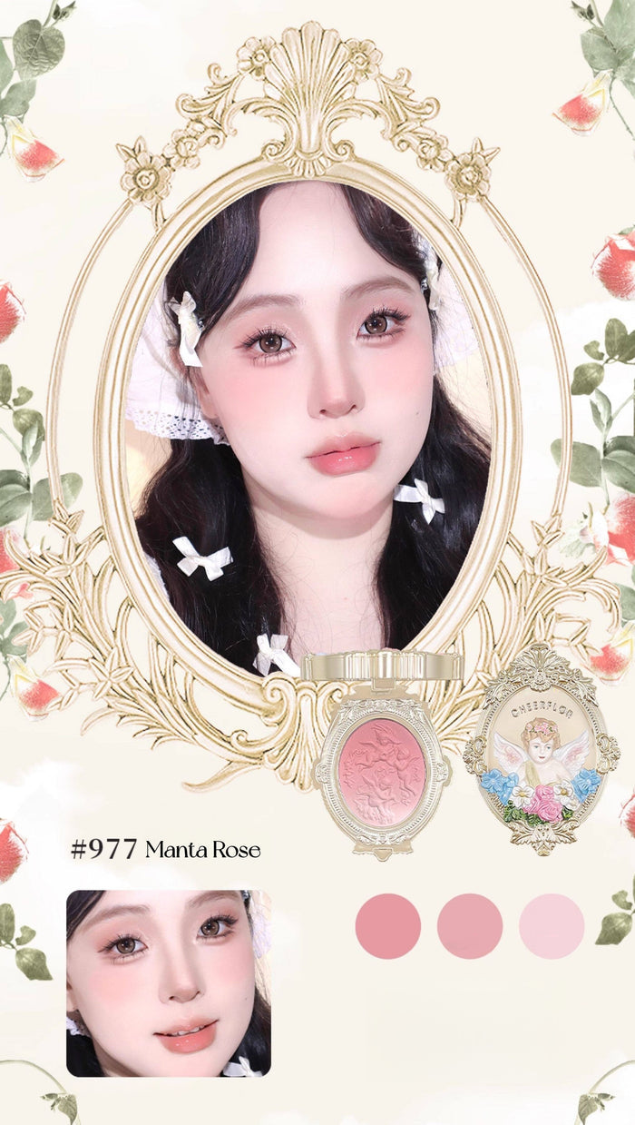 CHEERFLOR Angel Sculpture Collection Multi-use Makeup Blusher T5564