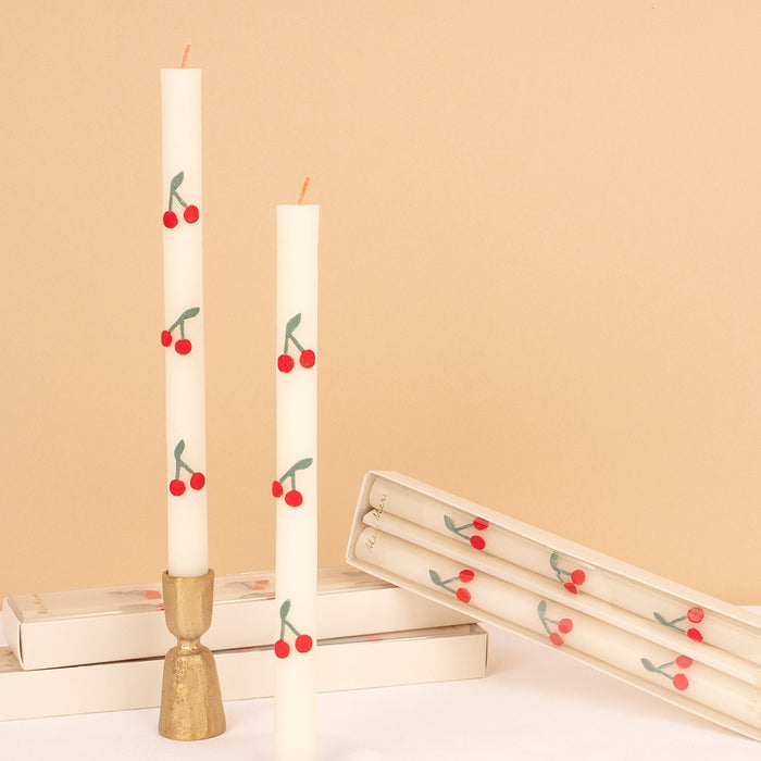 Cherry Taper Candles - Candles by Carlyle Avenue