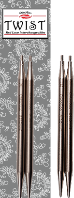ChiaoGoo 5” Red Lace Twist Interchangeable Needle Tip