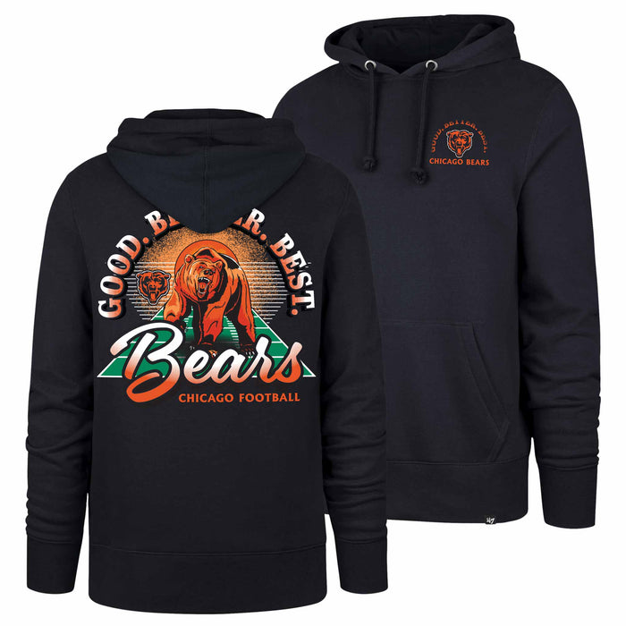 Chicago Bears 47 Brand Good-Better-Best Regional Backer Headline Hooded Sweatshirt
