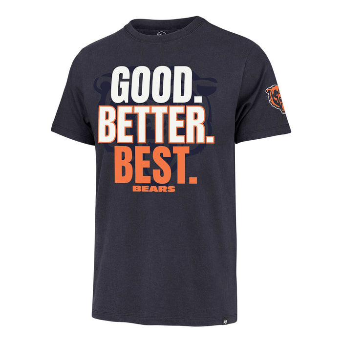 Chicago Bears 47 Brand Good-Better-Best Regional Two Peat Franklin T-Shirt