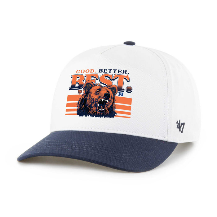 Chicago Bears 47 Brand Good-Better-Best Screen Graphic Hitch Adjustable Cap