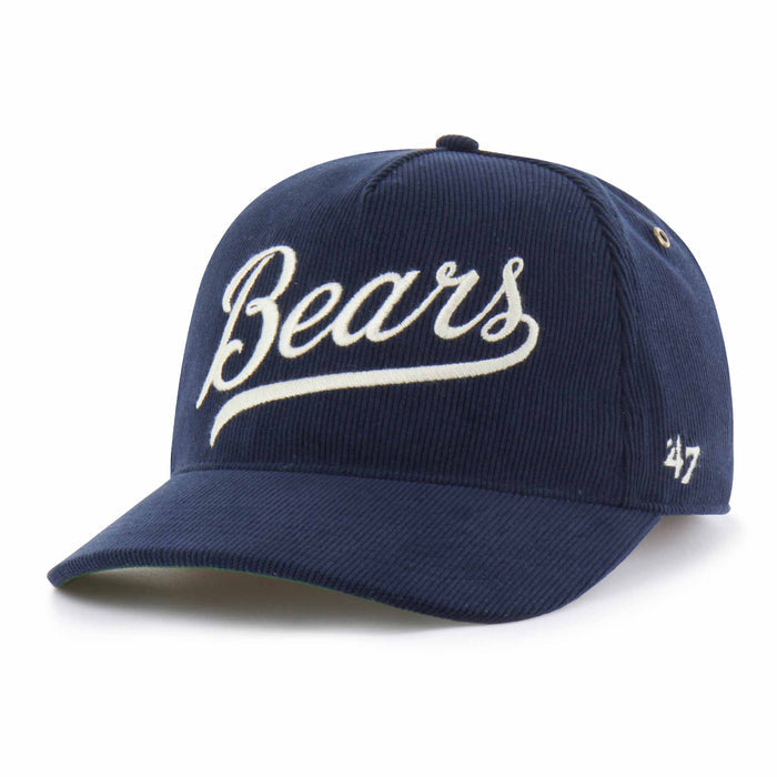 Chicago Bears 47 Brand Navy Golden Age Cord Hitch Adjustable Cap