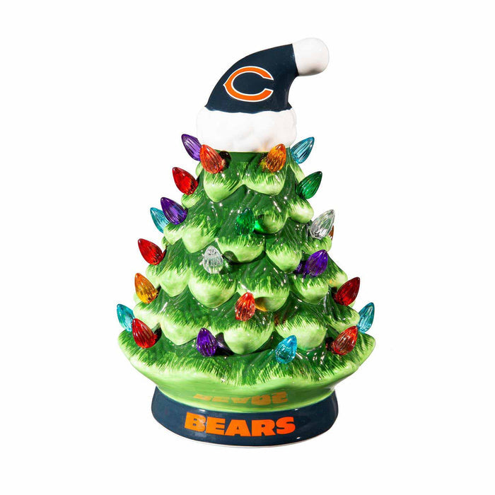 Chicago Bears 8" LED Christmas Tree