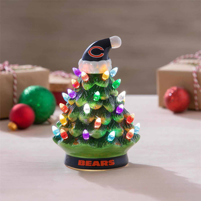 Chicago Bears 8" LED Christmas Tree